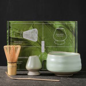 Kit de cérémonie japonaise Matcha 4pcs <span class=keywords><strong>outils</strong></span> Matcha brosse à mélanger bonne qualité - Product Image 2