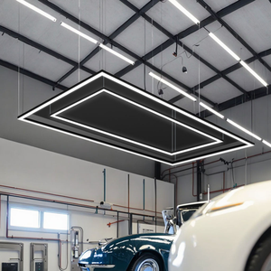 Waterproof IP54 Rated Led Loop Lamp for Car Wash Office & <b>Workshop</b> Dust-free Honeycomb <b>Lighting</b> with 2-Year Warranty - Product Image 3