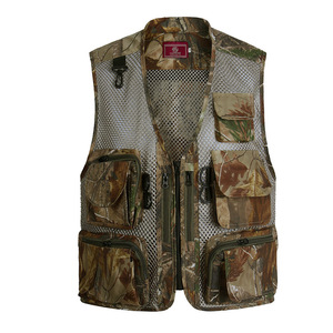 Venta caliente camuflaje multifuncional impermeable bosque <span class=keywords><strong>caza</strong></span> <span class=keywords><strong>chaleco</strong></span> <span class=keywords><strong>barato</strong></span> poliéster tiro <span class=keywords><strong>chaleco</strong></span> - Product Image 4