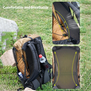 Mochila <span class=keywords><strong>de</strong></span> Montañismo Ultraligera y Resistente <span class=keywords><strong>de</strong></span> 690g, 40D Silnylon, Impermeable, 38L <span class=keywords><strong>de</strong></span> Gran Capacidad, con Almohadilla <span class=keywords><strong>de</strong></span> Protección Lumbar - Product Image 6