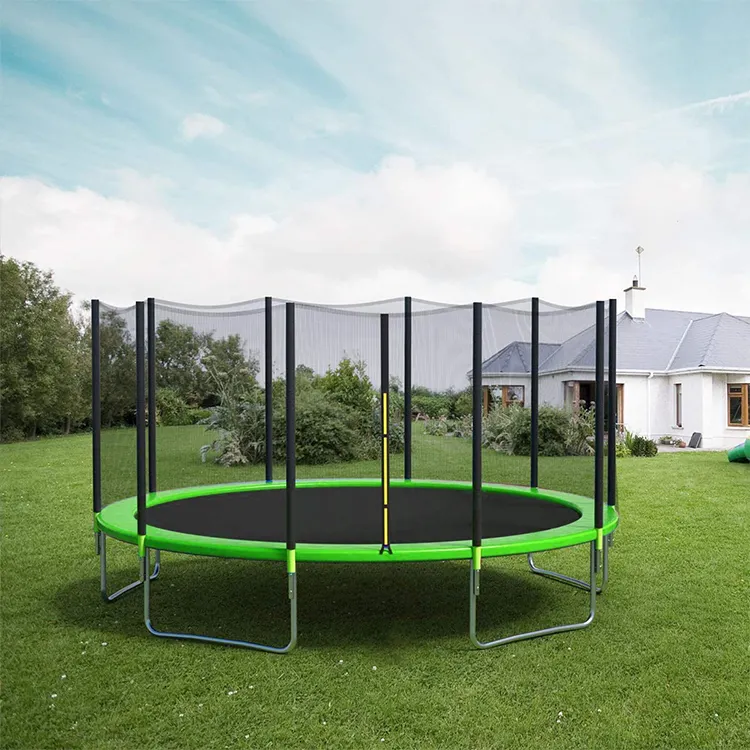 TTSPORTS 6x9ft pieghevole rettangolare tondo competizione trampolino giochi bambini rimbalzo playhouse ginnastica allenamento
