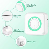 Dropshipping Mini imprimante thermique portable de poche sans encre intelligente sans fil BT pour impression d'étiquettes