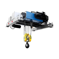 Fabricant d'usine, palan électrique à câble métallique de style européen, 3 tonnes, 5 tonnes, 10 tonnes, 16 tonnes, 20 tonnes, faible hauteur de levage, prix