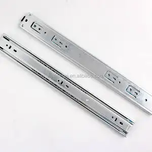 Ball Bearing Drawer Slide Graphite Auto Return Push To Open Drawer Slides