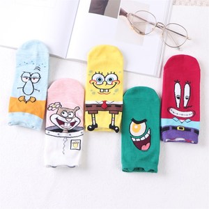 Calcetines tobilleros Harajuku con dibujos animados para mujer, de algodón, Kawaii, <span class=keywords><strong>gato</strong></span>, novedad - Product Image 3
