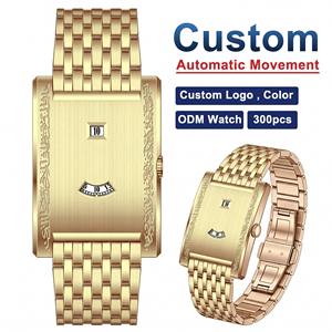 Reloj Mecánico Automático de Lujo para Hombre, Minimalista, con Logotipo Personalizado OEM de Marca Privada, con Indicador de Hora de Salto - Product Image 1