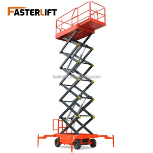 Plataforma Elevadora de Tijera Eléctrica Móvil Hidráulica Autopropulsada con Certificación CE EN280 para Fábrica/Taller - Product Image 3