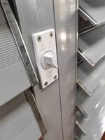 Système de persiennes horizontales modernes en alliage d'aluminium, automatiques et manuelles, pour extérieur, avec cadre, pare-soleil, ventilation, imperméable