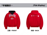 Sweat-shirt à capuche en coton entièrement zippé avec impression graphique personnalisée OEM/ODM 2026, broderie, sweat-shirt pour hommes