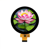 Module d'affichage LCD TFT circulaire rond IPS 2,76 2,8 pouces 480x4803SPI+RGB interface 420nits à vente chaude pour les appareils portables intelligents