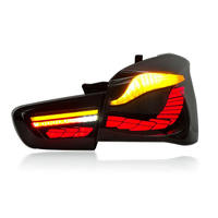 Luces Traseras LED Nuevas de Fábrica en Oferta para BMW Serie 1 Modelos F20 F21 15-18 Estilo GTS Diseño Rojo Ahumado con Efecto de Luz Fluida