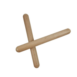 Sonajeros de madera para niños, material didáctico musical para educación temprana, color madera natural, 4-6 años - Product Image 4