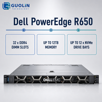 Serveur Rack 1U Dell PowerEdge R650 fiable pour les nouvelles charges de travail de centre de données d'entreprise avec processeur Intel Xeon 4310 et stockage SSD