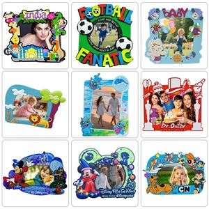 Cadres photo personnalisés amusants pour enfants, cadeaux promotionnels créatifs, en plastique souple PVC, mignons cadres décoratifs de dessins animés pour enfants - Product Image 3