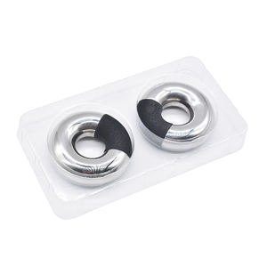 Nouveau design Coussinet de glace rond pour les yeux en acier inoxydable <span class=keywords><strong>Gel</strong></span> <span class=keywords><strong>Cryo</strong></span> à l'intérieur Coussinet pour les yeux de traitement à chaud et à froid - Product Image 3