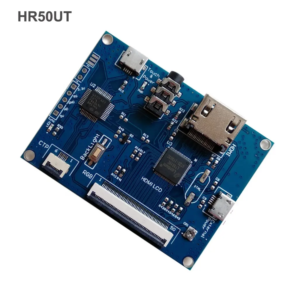 Bộ Chuyển Đổi HDMIT-TTL/RGB/LVDS Và Nguồn Điện USB 5V/2A Với Chức Năng Điều Chỉnh Và Cảm Ứng PWM