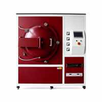 Tungku Vakum Atmosfer Industri 1700 ℃   Struktur Baja Tahan Karat PLC Kapasitas Inti 200kg