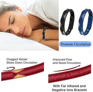 Nouvelle Arrivée 2026 Bracelet Antistatique en Silicone Réglable 1,5x24cm pour Soins Personnels - Product Image 4