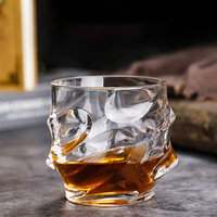 Verres à whisky en cristal sans plomb, délicats et exquis, pour bar et maison, verres à whisky, verres à whisky