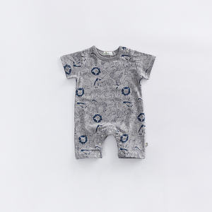 Nouveaux produits : Combinaisons pour nouveau-nés, vêtements imprimés d'animaux, couleurs bonbon, en coton - Product Image 4