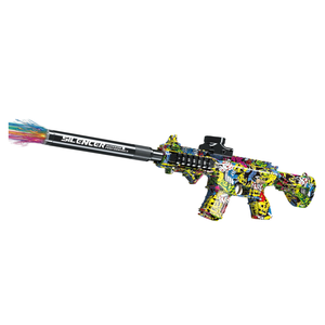 Unisex M416 automatico manuale acqua pallottola pistola giocattolo con Flash marmitta ABS idrogel pistola per bambini giocattolo all'aperto gioco - Product Image 1