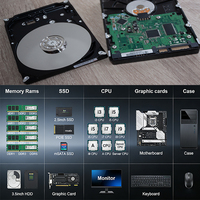 Hard Drive Enterprise ST20000NM007D Exos 20TB 7200RPM SATA 6Gb/s 256MB HDD untuk Pusat Data NAS Server Penyimpanan Kelas Enterprise