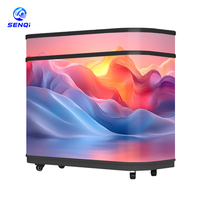 Mesa de DJ con Pantalla LED a Todo Color P2.5 P1.86, Forma Personalizable, Barra LED, Mesa de DJ con Brillo de 600cd