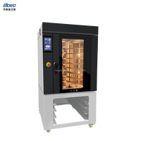 Four à convection à circulation d'air chaud 8/10 plateaux, montée en température rapide, uniformité thermique, rotation à 360° pour usines de transformation alimentaire