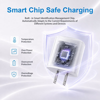 Ensemble de chargeurs rapides USB C PD 40W double, chargeur mural 20W + 20W, adaptateur de voyage pour iPhone 12 13 Pro, vente en gros, OEM pris en charge