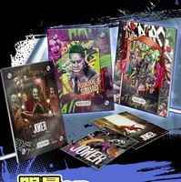 Cartes de collection périphériques de films DC de la série Marvel – Cartes signature rares Aquaman et Batman – Jouet de jeu pour enfants – Cadeau