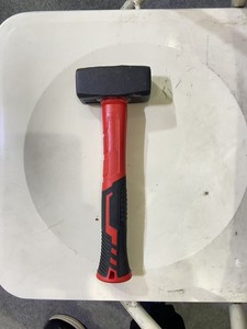 Cross-border source forging two-color plastic-coated fitter hammer masonry hammer round head hammer hammer carbon steel - Product Image 3