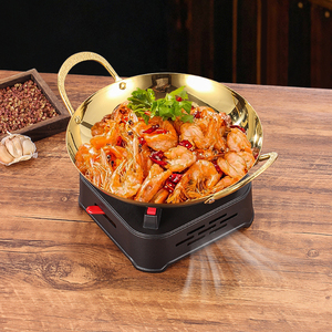 หม้อและกระทะสเตนเลสแบบหนาสำหรับการค้าหม้อและกระทะขนาดเล็กของแข็งของแข็ง - Product Image 5