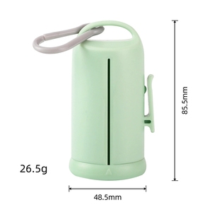 Boîte à sacs à déjections pour animaux de compagnie, portable, en plastique, écologique, pour extérieur, avec clip, pour chien et chat - Product Image 3