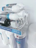 7 étapes 100 gallons 378 L machine à eau pure système d'eau électrique Portable sous évier distributeur d'eau automatique osmose inverse