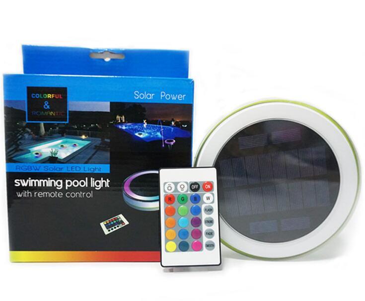 Solar Floating Pool Lighting Swimming Pool Lights RGB 16 Color Changing Waterproof Outdoor Decoration LED Light for Garden Pool
