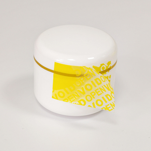Cinta de seguridad personalizada con logo de la empresa, cinta adhesiva a prueba de manipulaciones para sellar y proteger cajas de cosméticos. - Product Image 2