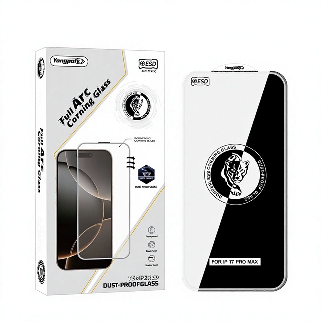 3D Borderless Full Cover 9H Hardness Ultra-Thin Tempered Glass Screen Protector for 17 18Pro Max ESD Anti-static Dust Proof