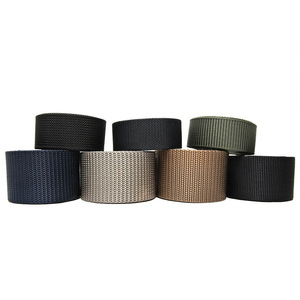 Nhà sản xuất Thông số kỹ thuật dày đặc dệt <span class=keywords><strong>Webbing</strong></span> vành đai an toàn dây đeo đầy đủ phạm vi màu sắc giả Nylon cho túi số lượng lớn - Product Image 3