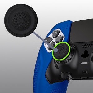 เคสซิลิโคนกันลื่น PlayVital สีน้ำเงิน สำหรับจอย PS5 Edge - Product Image 6
