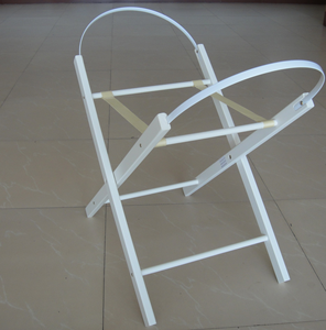 Soporte Ajustable de Madera Maciza <span class=keywords><strong>para</strong></span> Cesta Moisés, <span class=keywords><strong>para</strong></span> Bebés y Niños, Diseño Tradicional, <span class=keywords><strong>para</strong></span> Dormitorio y Sala de Estar - Product Image 2