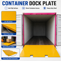 Rampe de chargement de conteneurs pour chariot élévateur robuste, plancher de quai en acier sur mesure pour le chargement et le déchargement