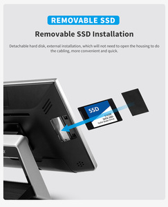 Restaurant pos terminal 15 pouces écran <span class=keywords><strong>tactile</strong></span> de bureau pos systèmes caisses enregistreuses machines <span class=keywords><strong>pour</strong></span> petites entreprises - Product Image 5