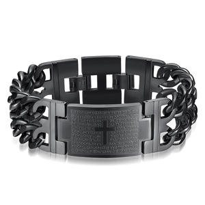 Bracelet en acier inoxydable à motif crocodile haut de gamme, vente chaude, géométrique, en acier titane, germanium, unique et élégant - Product Image 6