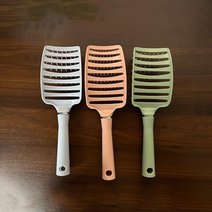 A165 – Ensemble de peignes démêlants en nylon à dents fines, personnalisables avec logo, pour salon et usage domestique, vente en gros, directement de l'usine - Product Image 2