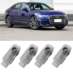 ไฟโปรเจคเตอร์โลโก้รถยนต์ ไฟ LED ต้อนรับ ไฟส่องพื้น LED สำหรับ <span class=keywords><strong>Audi</strong></span> A4 B8 A4L A6 A1 A3 R8 Q7 <span class=keywords><strong>Q5</strong></span> TT A8 A6L - Product Image 4