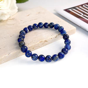 6 8 mm Naturel Lapis Perlé Bracelet Vert Aventurine Pierre Perlée Pierres Précieuses Bracelets En Gros - Product Image 1