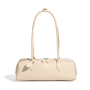 Nouveau Sac à Main Femme en Cuir de Vachette Design Coréen 2026, Grande Capacité, Rouge, Sac Bandoulière Longue Type Baguette Française - Product Image 3
