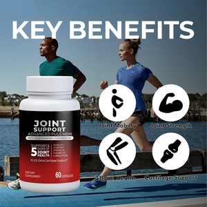 Integratore per il Supporto Articolare con Glucosamina, Condroitina e <span class=keywords><strong>MSM</strong></span> per Donne e Uomini, con Solfato di Glucosamina 1500 mg, Capsule di Condroitina e <span class=keywords><strong>MSM</strong></span> - Product Image 6