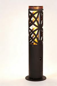 Nouveau design, chauffage au granulés de bois écologique de 1 m avec poignée en acier inoxydable 430, chauffage de terrasse au granulés noir sur pied avec tube en verre - Product Image 4