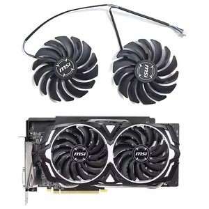 พัดลม GPU 590 <span class=keywords><strong>580</strong></span> <span class=keywords><strong>RX</strong></span> 95มม. PLD10010S12HH 4PIN สำหรับ MSI Radeon Rx590 <span class=keywords><strong>580</strong></span> 570เกราะระบายความร้อนการ์ดกราฟิก - Product Image 1